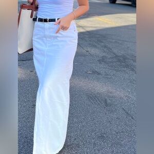 Denim skirt from Mango